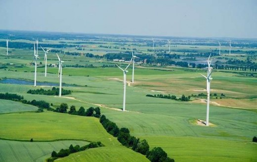 Gmina Kisielice: farma turbin wiatrowych