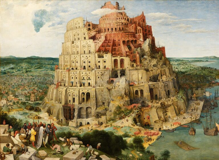 Reprodukcja obrazu: Pieter Bruegel Starszy, Wieża Babel