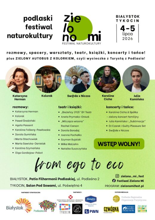 Plakat Festiwalu Zielono mi
