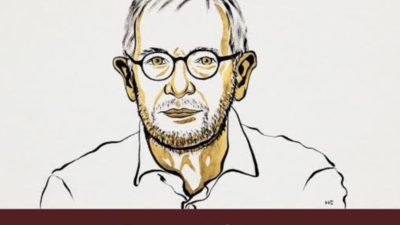 Grafika informująca o Nagrodzie Nobla w dziedzinie fizyki 2026. U góry znajduje się logo „Zielone Wiadomości” oraz napis „Nobel z fizyki 2026”. W centrum widnieje rysunkowy portret Francisa Halzena – mężczyzny w okularach i z krótką brodą. Poniżej na bordowym tle umieszczono jego imię i nazwisko: „Francis Halzen”. Na dole grafiki znajduje się napis: „Za odkrycie wysokoenergetycznych neutrin”.