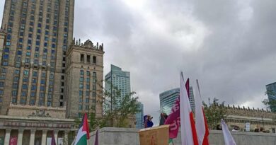Kto by pomyślał, że trzeba będzie dodawać “dla nikogo”. Protesty propalestyńskie wychodzą na polskie ulice