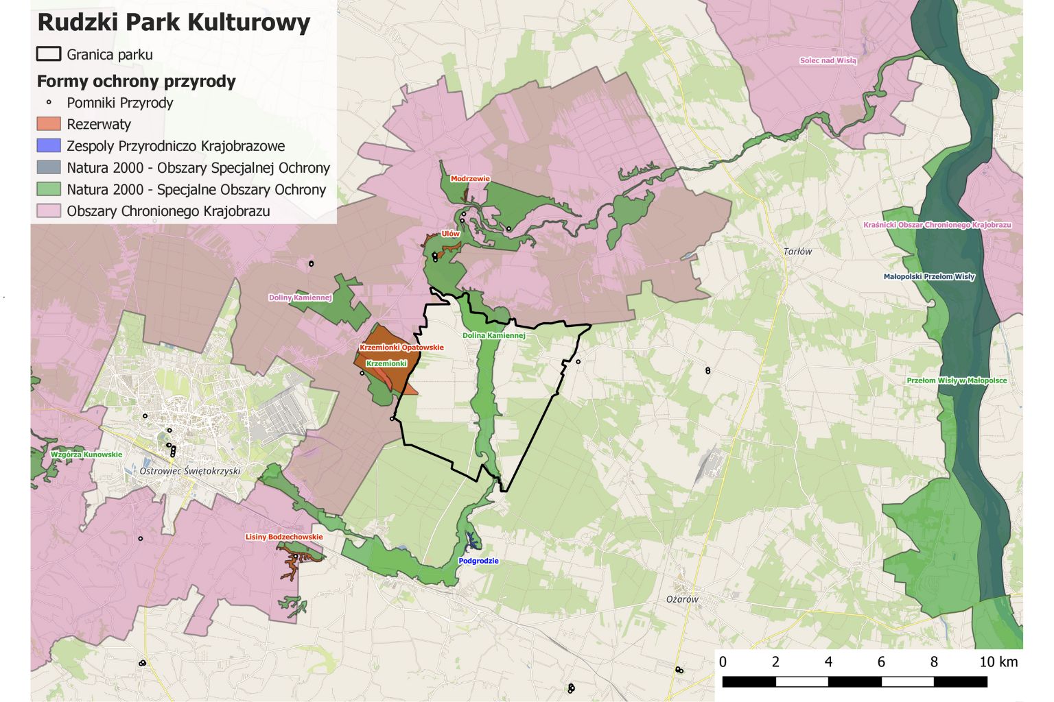 Rudzki Park Kulturowy w lokalnym systemie ochrony przyrody. UNESCO