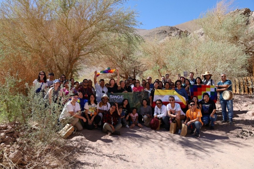 Zdjęcie Bryana Bixcula: Koalicja SIRGE odwiedza społeczność Colla w Chile