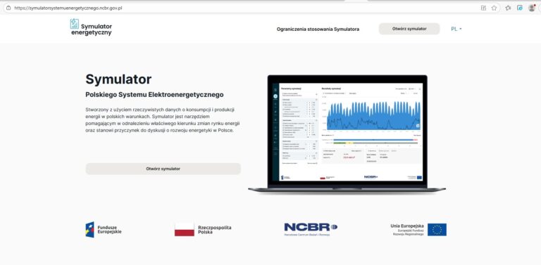 NCBR uruchomiło nowy Symulator Polskiego Systemu Energetycznego, dzięki któremu każdy – od obywatela po decydenta – może zaprojektować własny system oparty na OZE
